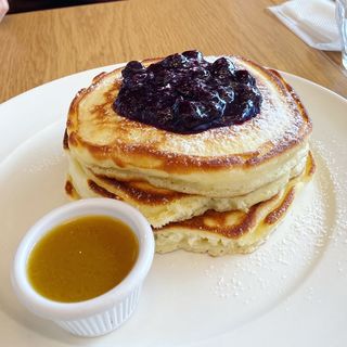 パンケーキwithメープルバターブルーベリー クリントン ストリート ベイキング カンパニー Clinton St Baking Company Restaurant の口コミ一覧 おいしい一皿が集まるグルメコミュニティサービス Sarah