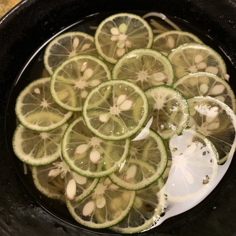 夏季限定すだち蕎麦(信州そば むらた)