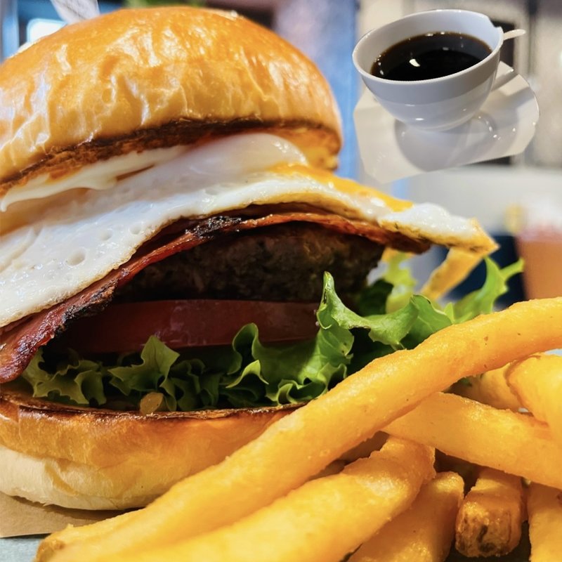 ベーコンエッグバーガー(GREEDY FOX BURGER)