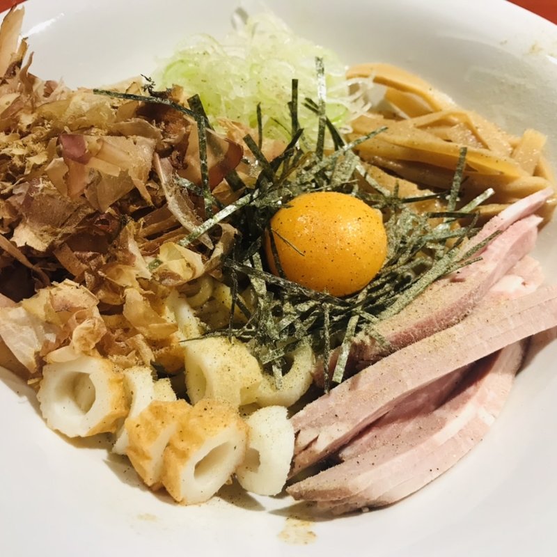 煮干香る油そば(らーめん竹馬)