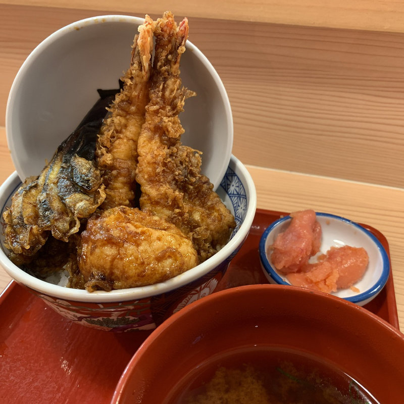 海老二本丼(えびのや アルカキット錦糸町)