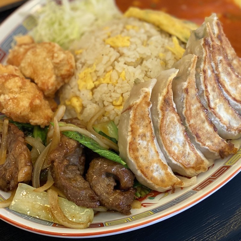 自分史上最高アワード 金杯5牛カルビ炒飯(大阪王将 長野若里店 )