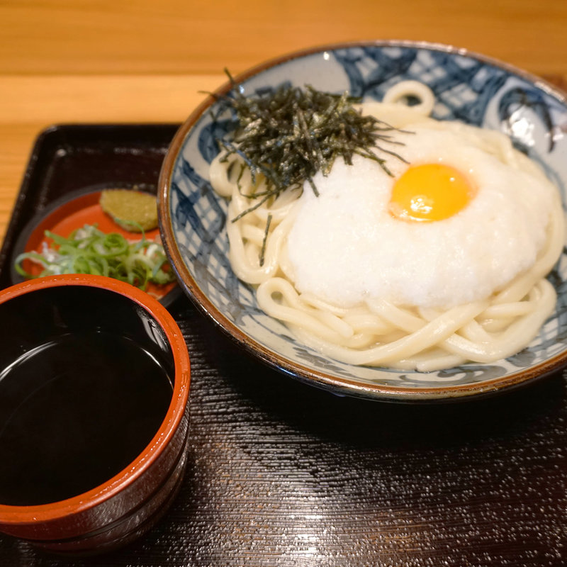 つけ麺ほっと山かけ(山ちゃんうどん)