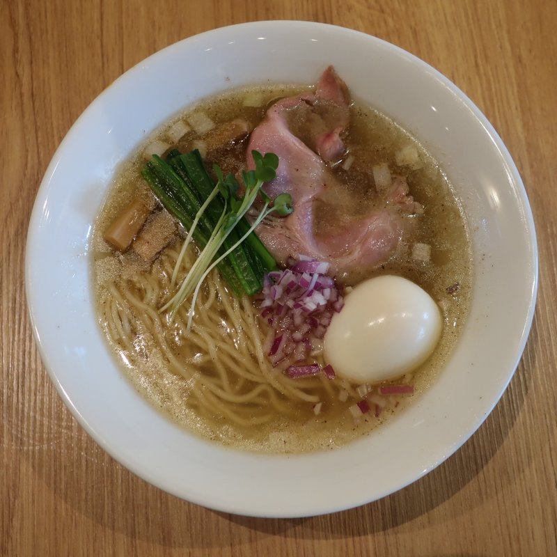 味玉塩蕎麦(中華蕎麦ごとう)