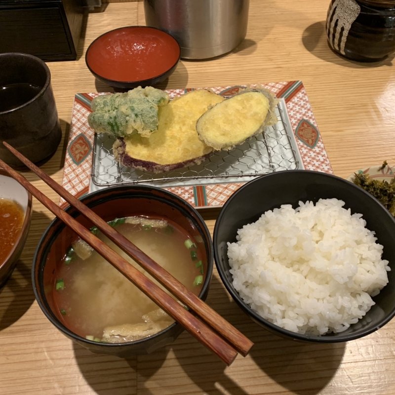 海の幸定食(博多天ぷら やまみ シャポー船橋店)