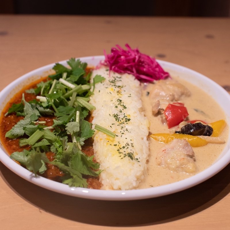 合いがけカレー(スパイスカレー クローバー)