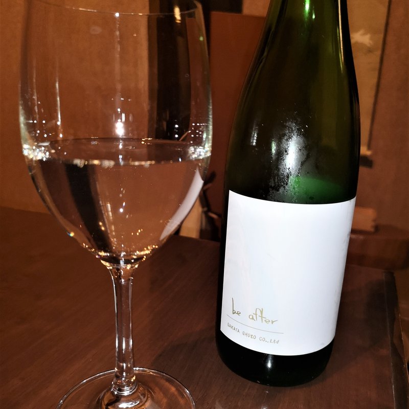 上喜元　純米大吟醸　be after　グラス(そば居酒屋るちん心斎橋本店)