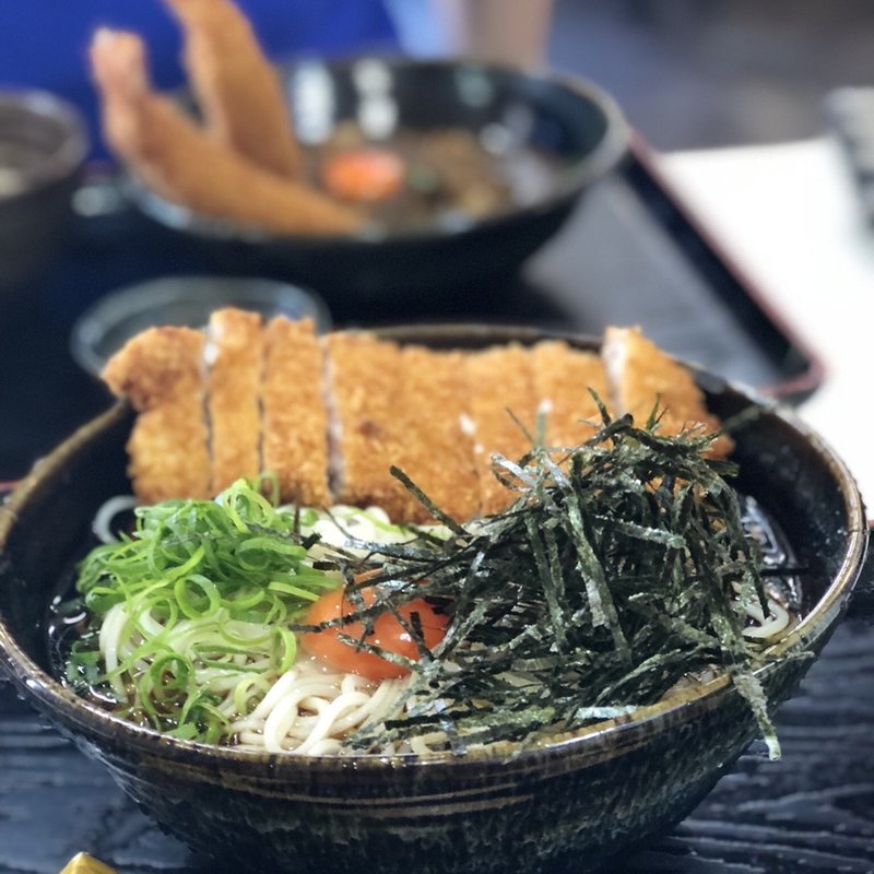 カツぶっかけそば(たつや )