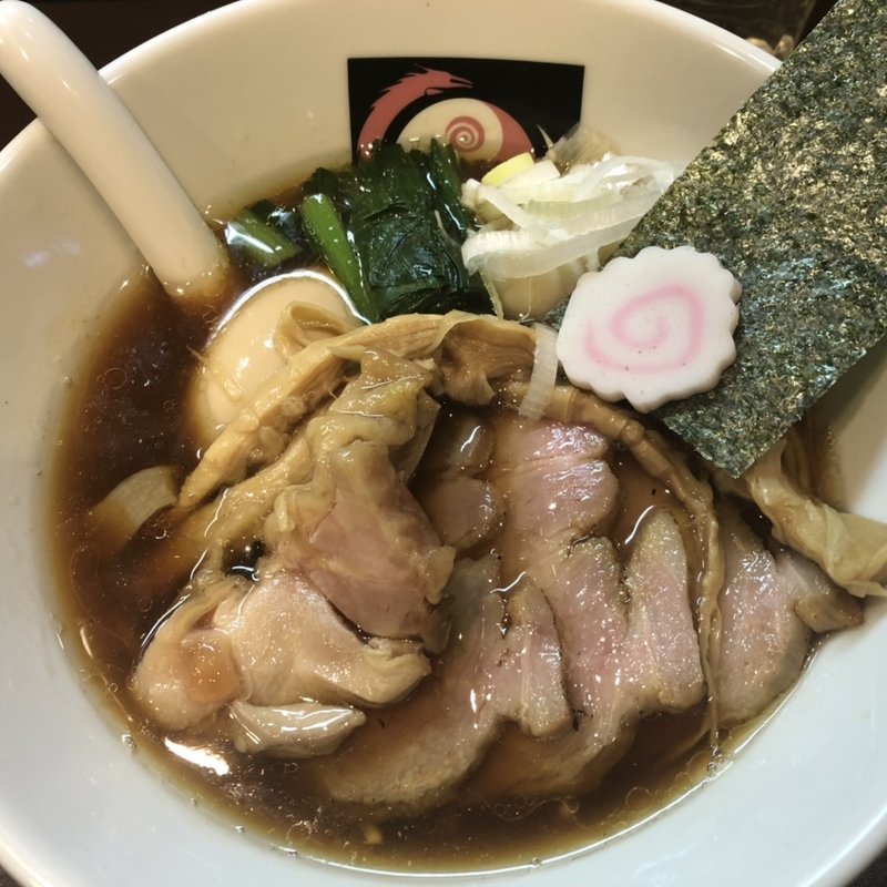 中華そば　焼豚トッピング(おおぜき中華そば店)