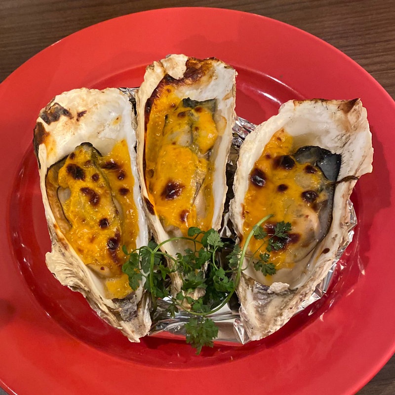 オイスターのウニソース焼き 3P(レッドロブスター 武蔵野関前店)