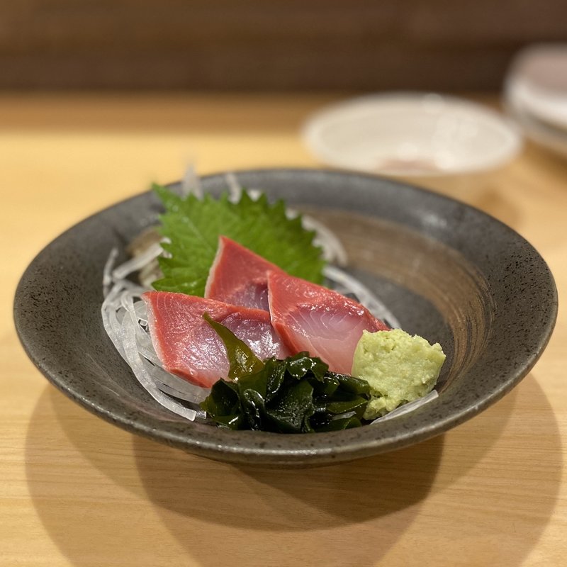 ちょい呑みセットのお刺身(おおぎ屋)