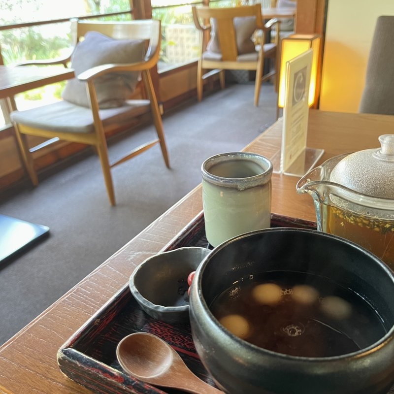 白玉ぜんざい(蘇山荘)