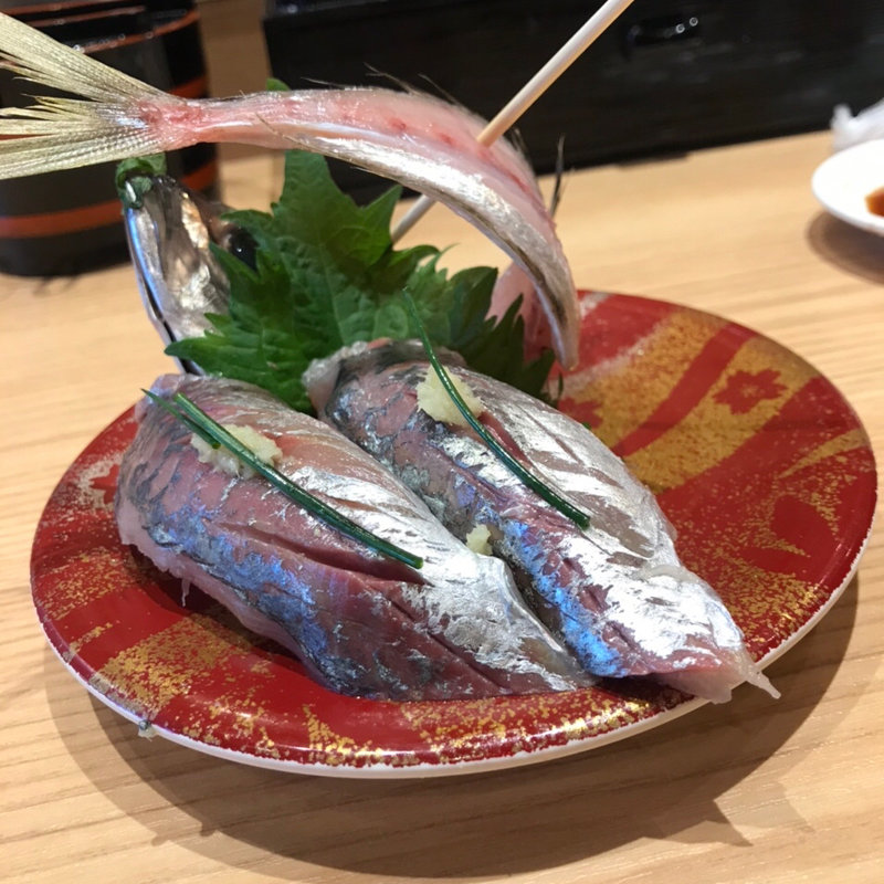 あじの握り(すし辰 ekie店)