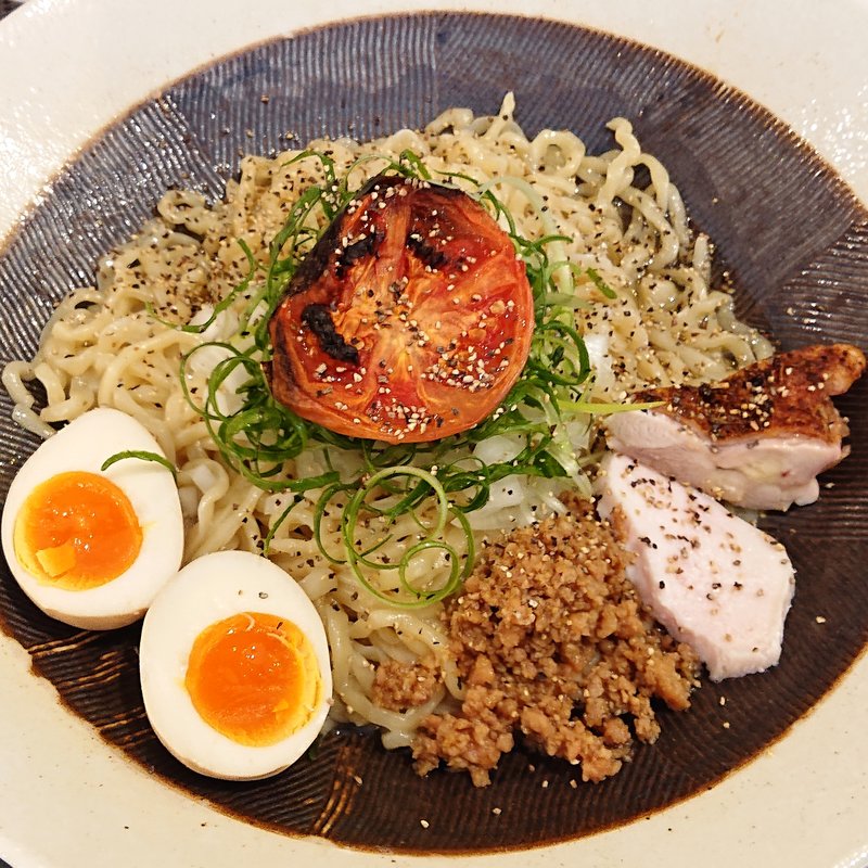 汁なし鶏油そば(黄金拉麺『鶏のおかげ』 八王子みなみ野店)