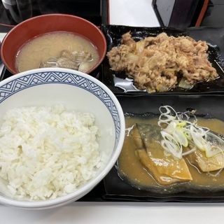 牛皿サバ味噌定食(吉野家 新４号線上三川店 )