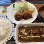 クリームコロッケとシチュー