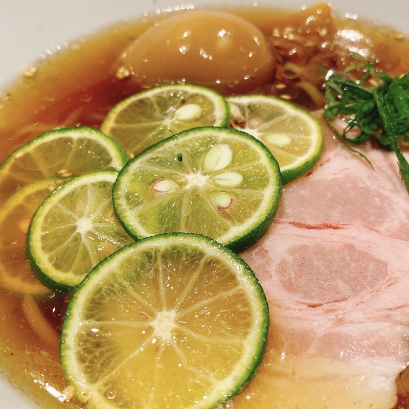 酢橘そば(本町製麺所阿倍野卸売工場　中華そば工房)