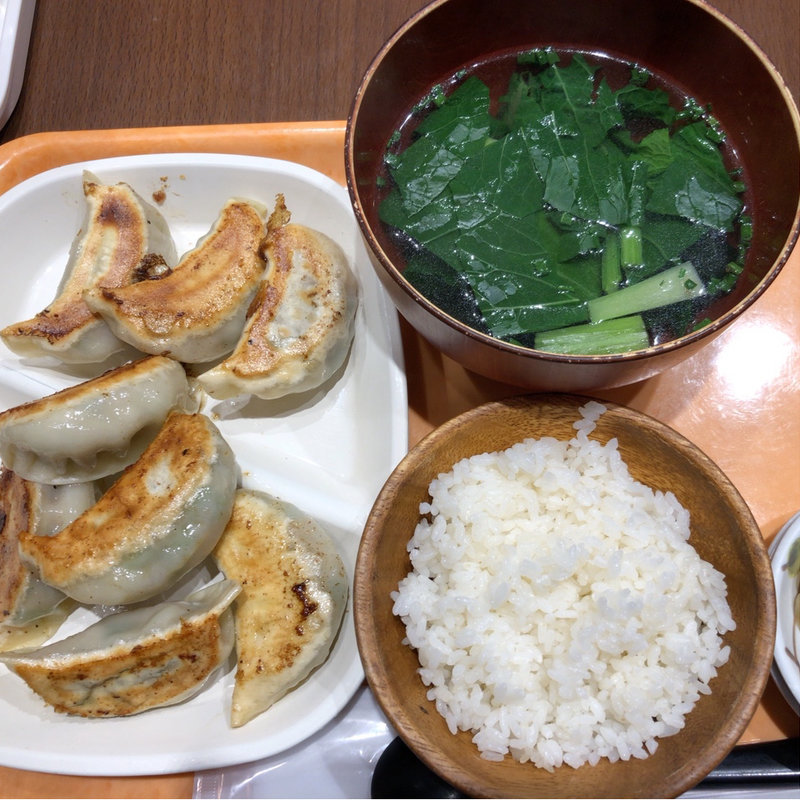 黒豚餃子定食(手作り点心舗 阿里城)
