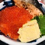 紅鮭親子いくら丼(一夜干しと海鮮丼 できたて屋 サッポロファクトリー店)