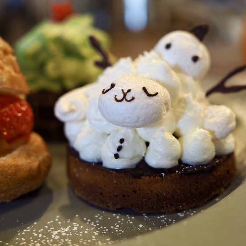 メリーさんのチョコバナナタルト(ココチカフェ)