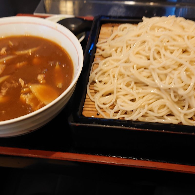 カレーせいろうそば大盛り(栄久)