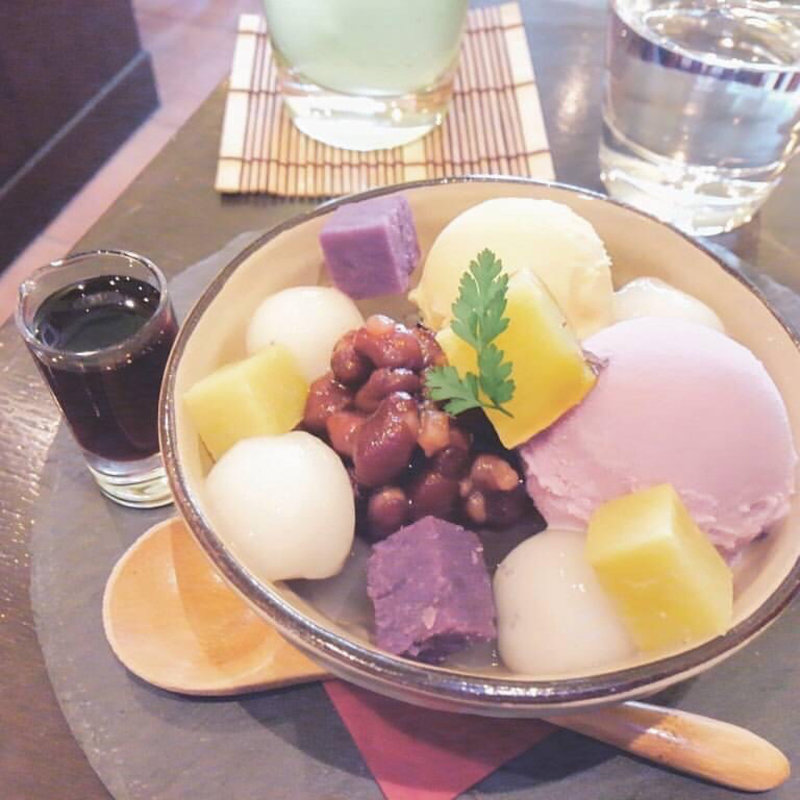 おいも鎌倉あんみつ(おいもカフェ 金糸雀)