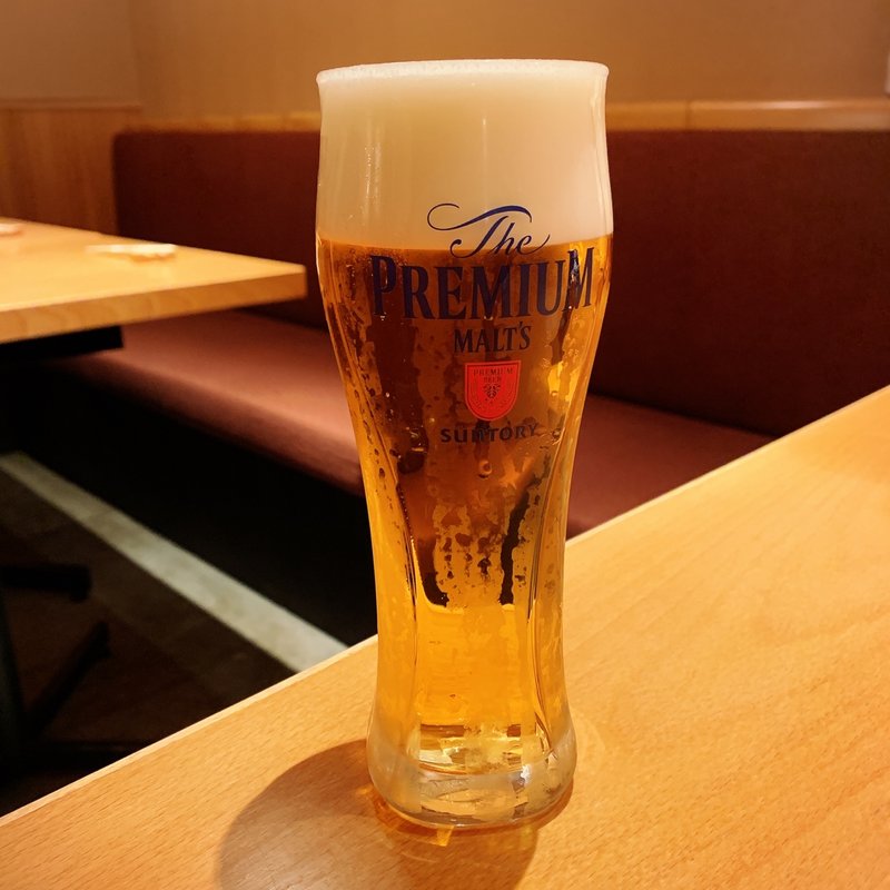 生ビール(三宿の寿司 えん)