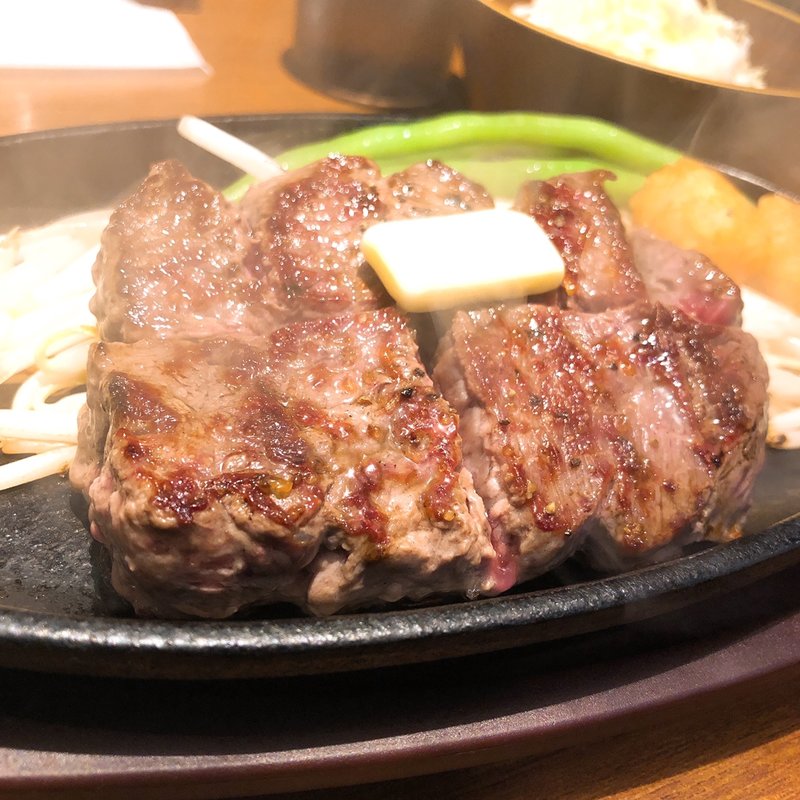 ステーキ(1ポンドのステーキハンバーグ タケル 秋葉原店)