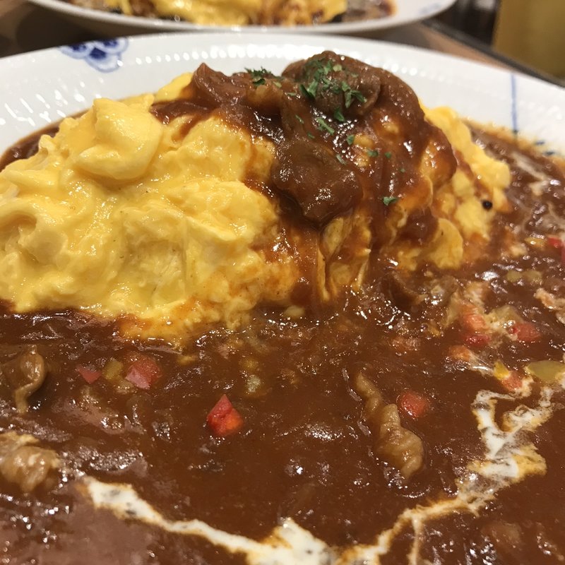 ハヤシオムライス(卵料理・ケーキ ダッキーダック 有楽町店)