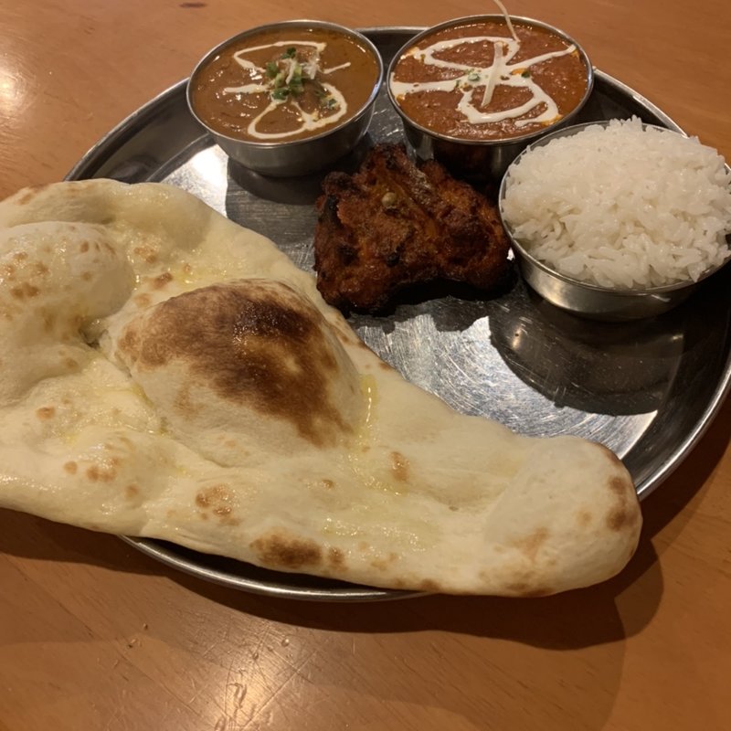 ダブルカレーセット(ナマステ朝霞アジアン ダイニング ＆ バー)