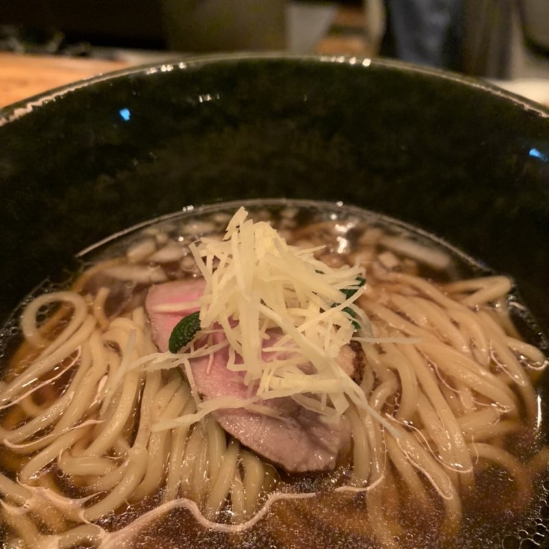 おきまりコース　鴨中華そば(十番 無鴨黒)