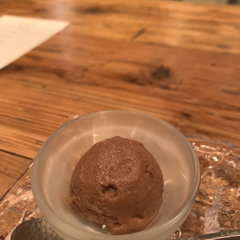 おきまりコース　ひとくちデザート(十番 無鴨黒)