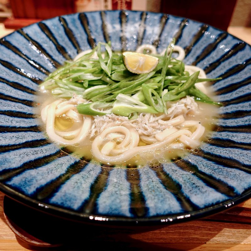しらすと葱のペロンチーノのうどん(本町製麺所 天 ルクア大阪店)
