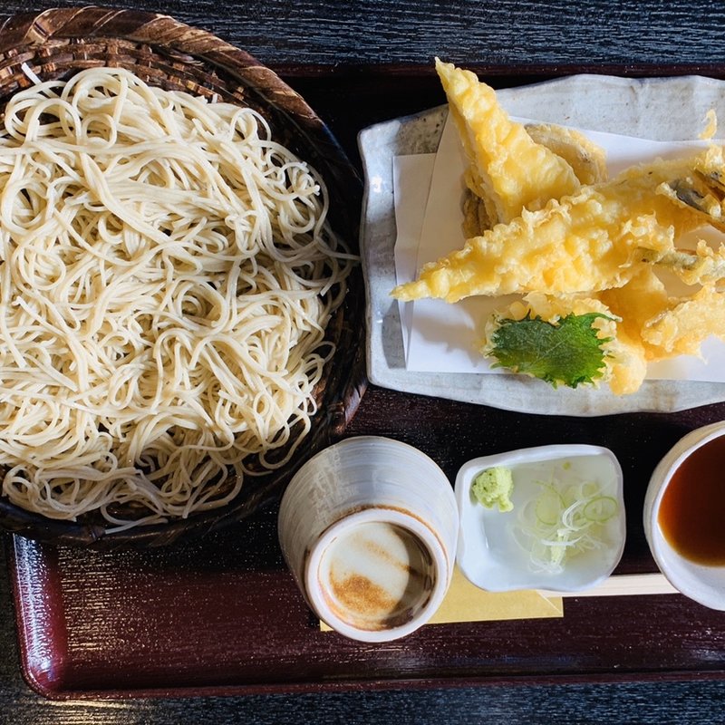 穴子天盛り(蕎麦処ふくね)