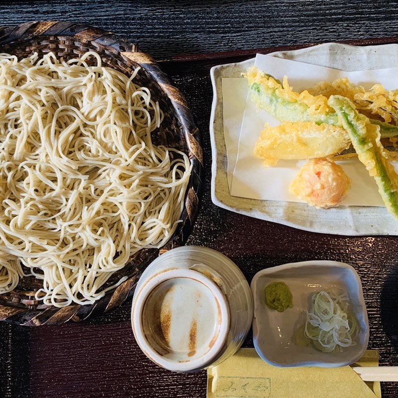 野菜天もり(蕎麦処ふくね)