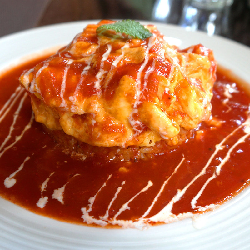 オムライス・ドリンクセット(レストラン＆カフェ 浪漫座)