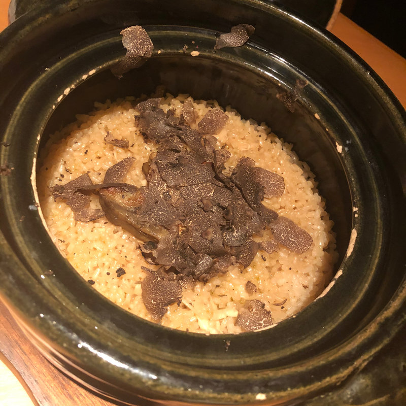 フォアグラトリュフご飯(金舌 白金)