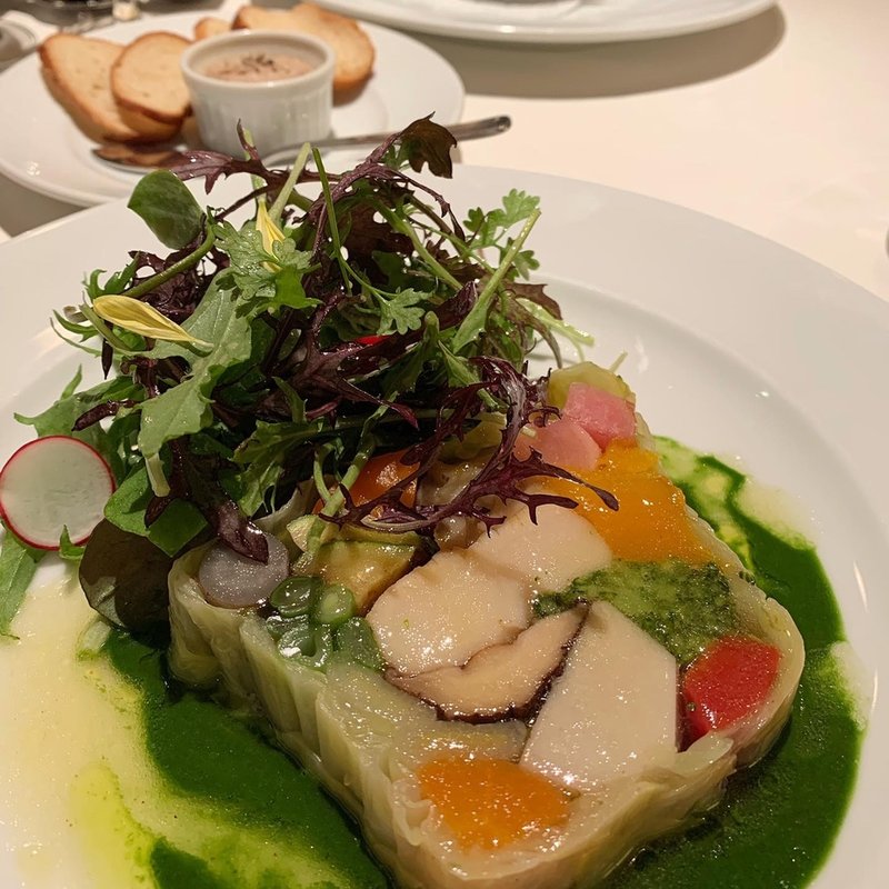 旬野菜と帆立のテリーヌ(Le Nougat)