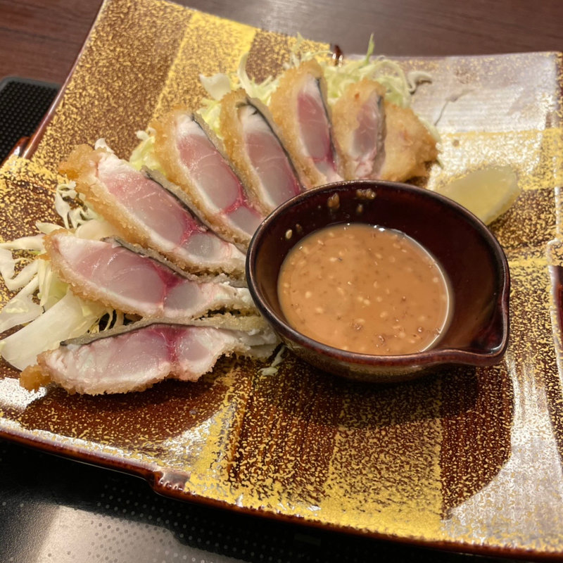 鯵レアカツ(市場小路 JR京都伊勢丹店 （イチバコウジ）)