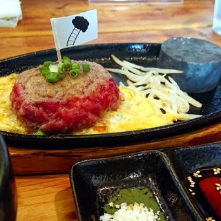 ちょんまげハンバーグ(肉寿司 ちょんまげ)