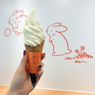 発酵バターソフトクリーム(発酵バター専門店　HANERU ハネル)