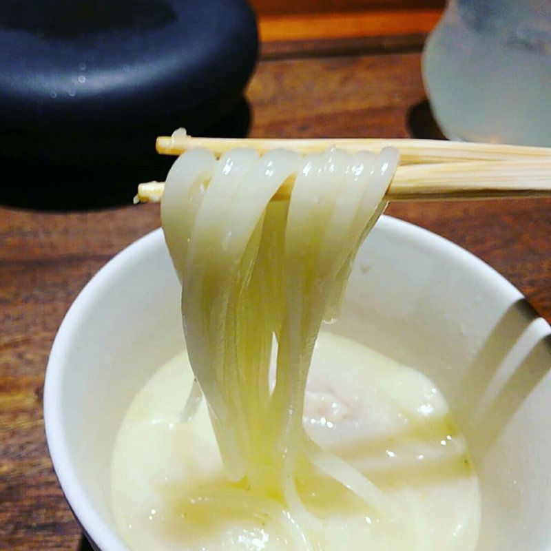 鶏白湯スープそうめん(鶏匠 膳 zen )