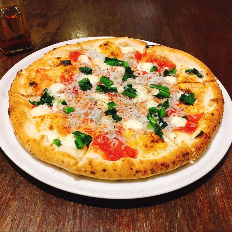 菜の花としらすのピザ(PIZZA365)