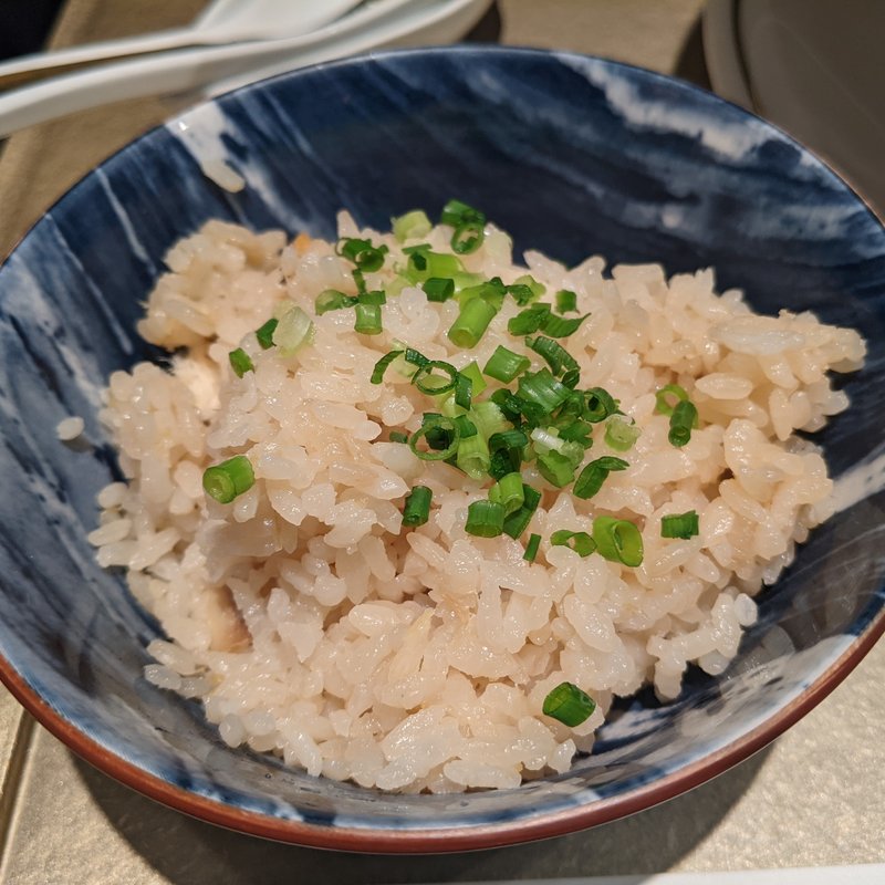 鯛めし(鯛白湯らーめん ○ｄｅ▽)