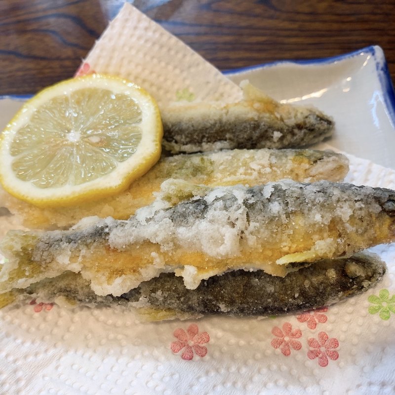 鮎天ぷら(いそ食堂 （食事処いそ）)