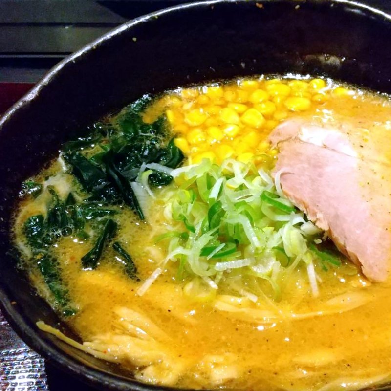 味噌ラーメン コーントッピング(麺屋稀水)