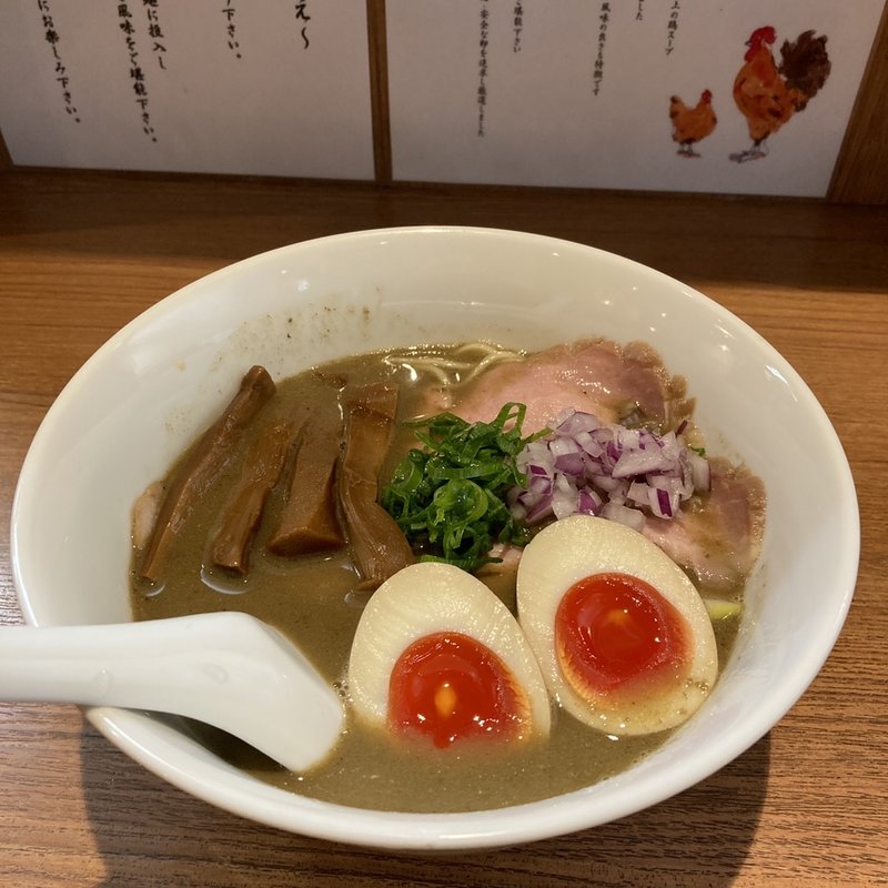 特製濃厚煮干しそば(鶏そば煮干しそば　花山)