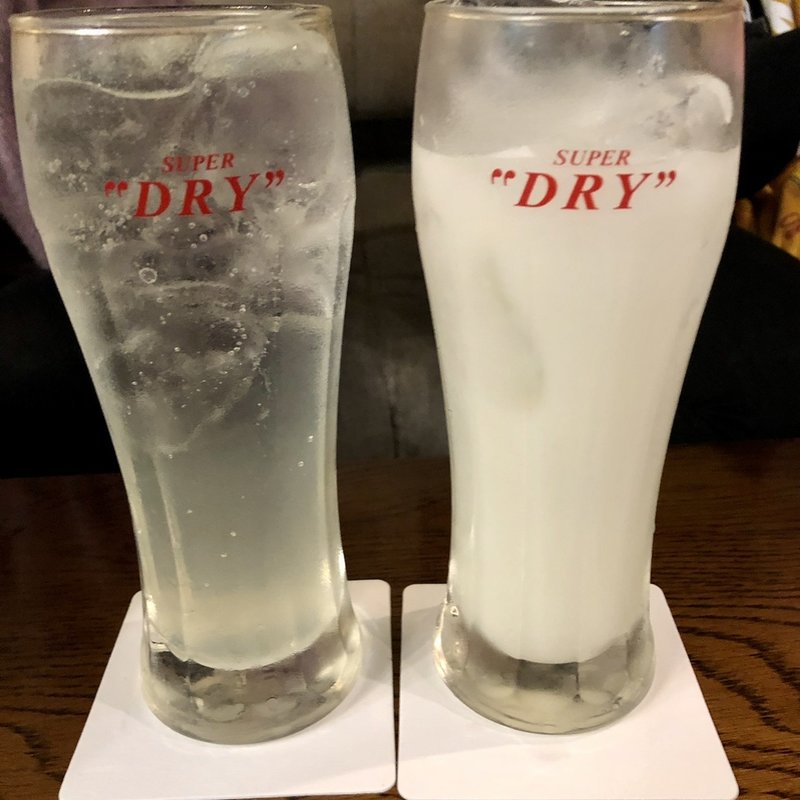 ハイボール&カルピスサワー(団欒)