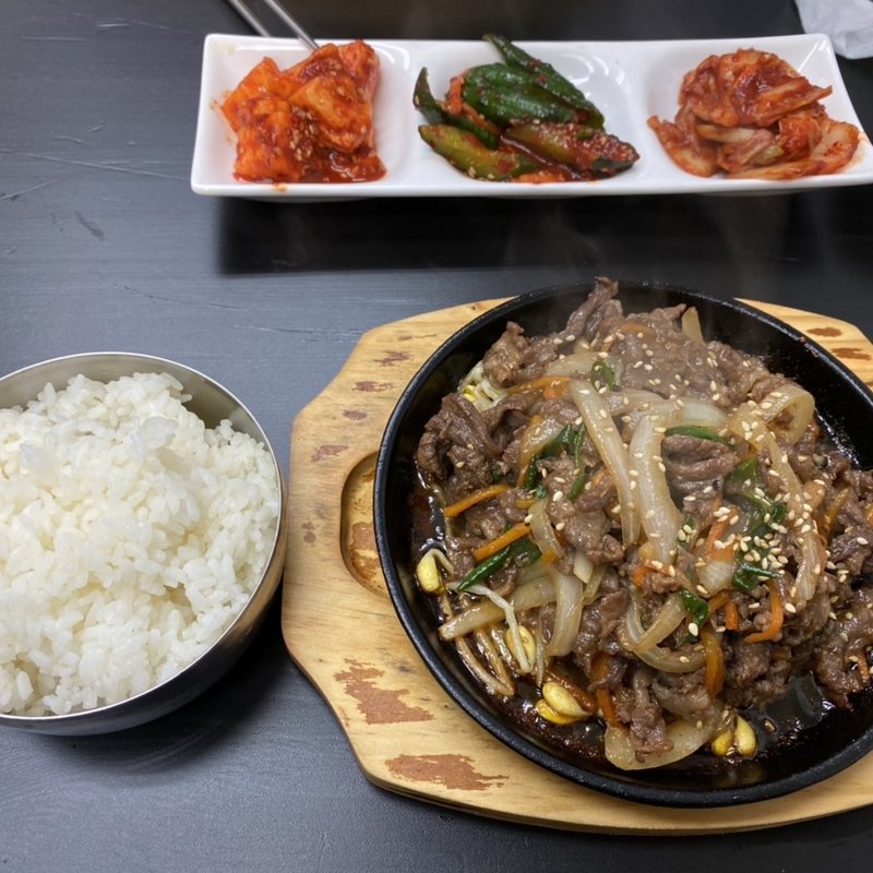 プルコギ定食(かんさんキムチ)