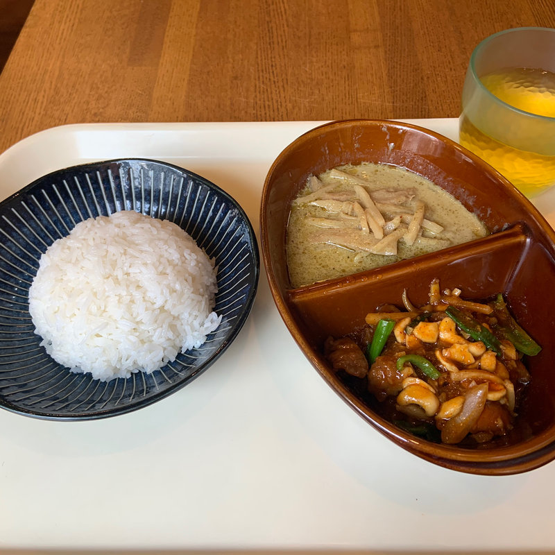 ご飯5種類から選べる2品セット(タイ料理クルンテープ本店)